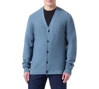 Replay Cardigan da Uomo in Cotone con Bottoni, Jeans M28 Melange, XL