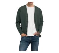 Replay - Cardigan in Cotone e Cashmere - - Knitwear - Uomo - Verde - S