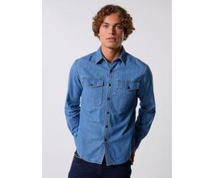 Replay - Chemise 6.5 OZ DEEP BLUE DENIM COUPE Re Blu - Abbigliamento XL Blu