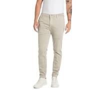 Replay Chino Zeumar Slim Fit Hyperflex X-Lite da Uomo con Elastico, Moon Grey 604, 34W x 30L