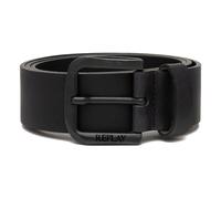 Replay Cintura in pelle da uomo , nera (Black 098), 100 cm