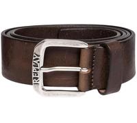 REPLAY Vintage Leather Belt W90 Fade Tobacco
