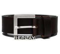 REPLAY cintura Leather Belt W85 Brown Cocoa