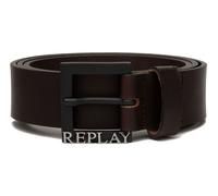 REPLAY cintura Leather Belt W85 Brown Three