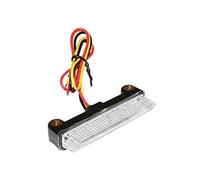 REPLAY - FANALE POST UNIVERSALE REPLAY A LED BARETTE BIANCO-NERO CON STOP -OMOLOGATO CE- (6 LED ROSSO)