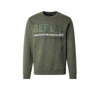 REPLAY Felpa cachi / nero / bianco Uomo REPLAY M