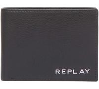 REPLAY Fm5160.000 Portafoglio IN Hammered Pelle IN Nero Taglia UK 6 - 12