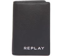REPLAY Fm5162.000 Verticale Porta Carte con Logo Portafoglio da Uomo IN Nero