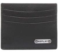 Replay Fm5179.000 Uomo Porta Carte IN Pelle IN Nero