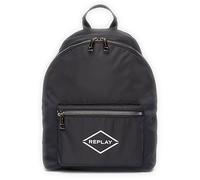 REPLAY Fu3071.000 Nylon Zaino Tasca Frontale da Uomo Borsa IN Nero
