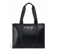 Replay Borsa shopper 37.5 cm nero