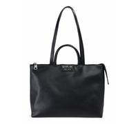 Replay Fw3776, Borsa Tote Donna, 0098 Nero, Mittelgroße