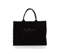 Replay Borsa shopper 39 cm nero