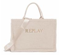 Replay Fw3815, Borsa Tote Donna, 0003 Bianco spento, Mittelgroße