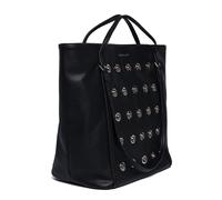 Replay Fw3836.000 Eco Pelle Logo In Metallo Con Zip Nera Taglia EU 36-42