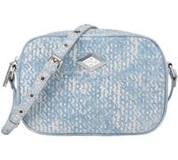 Replay Fw3850, Borsa Donna, X079 Bleach Denim + off White, Taglia Unica