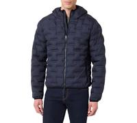 Replay Giacca trapuntata da uomo con cappuccio, blu 086 (blu), XXL