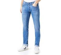 Replay Grover Straight Fit Jeans da Uomo con elasticità, Blu (Mid Blue 009), 31W / 34L