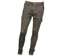 REPLAY Jaan Hyperflex 298ml Bull Stretch Denim Jeans IN Grigio Scuro Ash 32 - 36