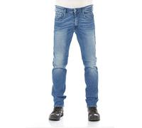 Replay Jeans Anbass Slim Fit da Uomo con Power Stretch, Blu (Medium Blue 009), W38 x L32