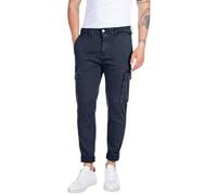 Replay Jeans Cargo da Uomo Slim Fit Jaan Hypercargo Colour, 010 Blu., 36W x 30L