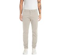 Replay Jeans Chino da Uomo Benni Hyperchino Color Xlite, 604 Moon Grey, 30W x 30L