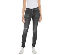 Replay jeans da donna con power stretch, grigio (Dark Grey 097), 28W / 30L