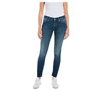 Replay Jeans da Donna New Luz Skinny Fit Hyperflex con Elasticità, Blu (Dark Blue 007), 23W / 32L