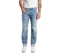 Replay Anbass Aged Jeans, 010 Light Blue, 32W x 32L Uomo