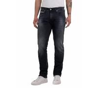 Replay jeans da uomo con power stretch, grigio (grigio scuro 097), 33W / 32L
