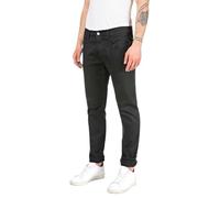 Replay Jeans da Uomo Slim Fit Anbass Hyperflex Colour Xlite, 040 Nero, 33W x 30L