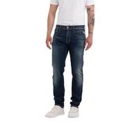 Replay Jeans da Uomo Slim Fit Anbass Hyperflex Dust, 007 Blu Scuro., 33W x 34L