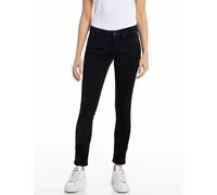 Replay Jeans Donna Jeans Nuova LUZ - Skinny Fit Nera - Denim Nero W25-W33