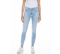 REPLAY Jeans Donna Luzien Skinny Fit Super Elasticizzati, Blu (Light Blue 010), W26 x L32