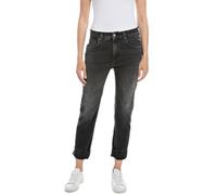 REPLAY Jeans Donna Marty BoyFit Recycled Elasticizzati, Nero (Black Delavé 099), W25 x L32