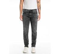 Replay Jeans Grover da Uomo Dritti, 097 Grigio Scuro, 28W x 32L
