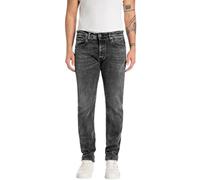 Replay Jeans Grover da Uomo Dritti, 097 Grigio Scuro, 36W x 32L