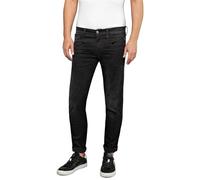 Replay Jeans Hyperflex Slim-Fit Anbass da Uomo con Elasticità, Nero (Nero 098), W30 x L36