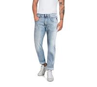 REPLAY Jeans Uomo Anbass Slim Fit Elasticizzati, Blu (Light Blue 010), W32 x L34