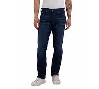 REPLAY Jeans Uomo Grover Straight Fit Elasticizzati, Blu (Dark Blue 007), W28 x L30