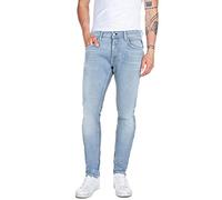 REPLAY Jeans Uomo Willbi regular Fit Elasticizzati, Blu (Dark Blue 010), W29 x L34