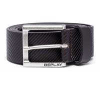 REPLAY Leather Belt W85 Black Brown