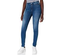 Replay Luzien Powerstretch Denim, Jeans Conico, Donna, Blu (009 Blu Medio), 24W / 28L