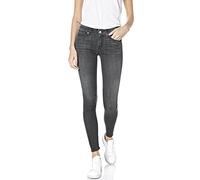 Replay Luzien Powerstretch Denim, Jeans Conico, Donna, Nero (098 Black), 27W / 30L