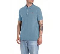 Replay M3011 Polo, 388 Steel Blue, XS Uomo