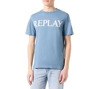 Replay M3099 T-Shirt, 388 Grigio Medio, XL Uomo
