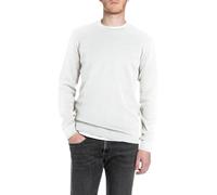 Replay M3101 T-Shirt, 011 Bianco Naturale, L Uomo
