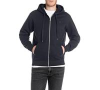 Replay M3105 Felpa con Cappuccio, 067 Blu Notte, S Uomo