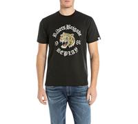 Replay M3222 T-Shirt, 098 Nero, XXL Uomo