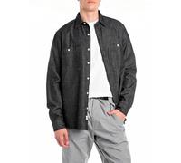 Replay M4150 Camicia, 098 Nero, S Uomo